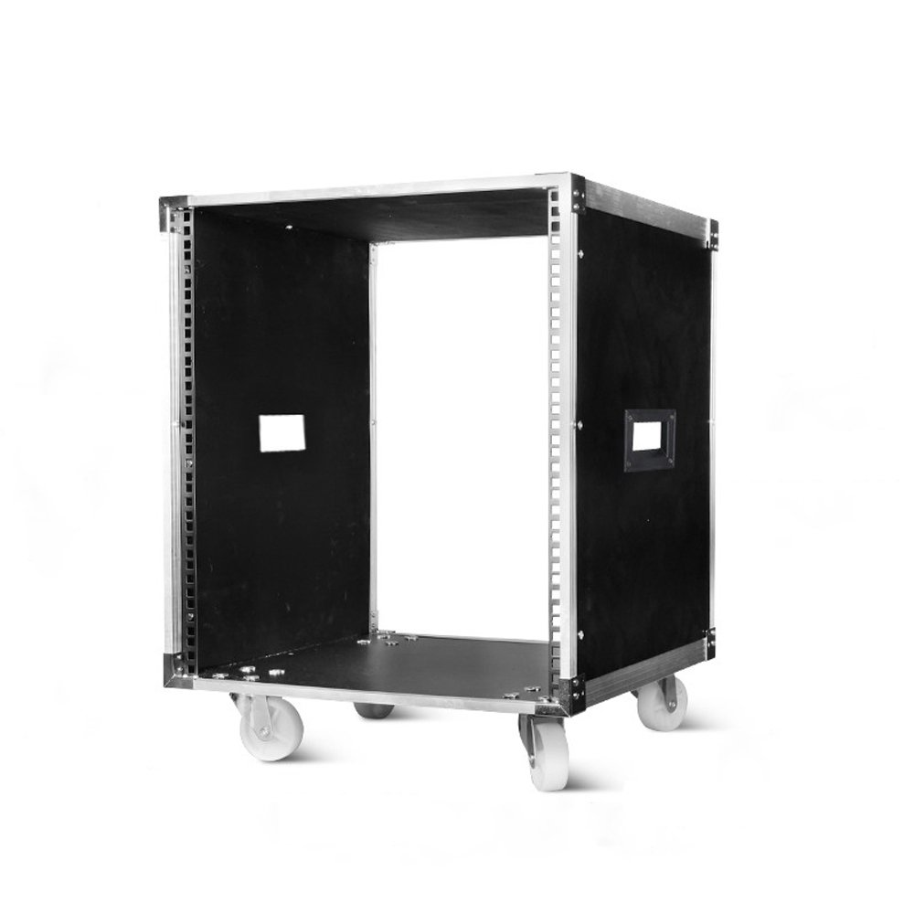 Depusheng 12U Professional Audio system rack case installation rackmount cases with caster