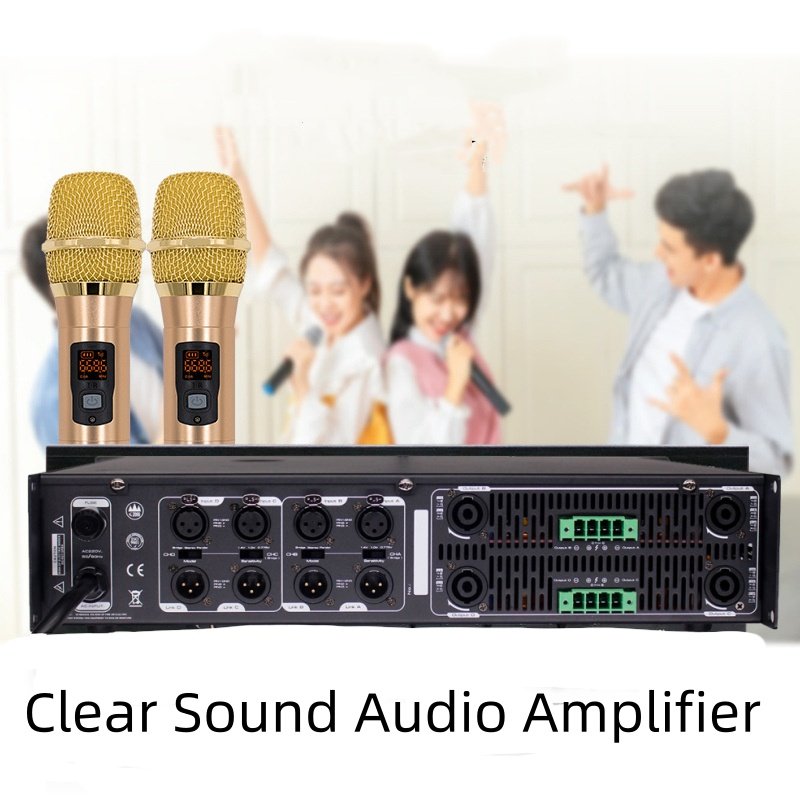 Factory Stage Bar Party Four Channel Professional Sound 4*1800W Peak Sound Mixer Amplifiers Power Amplifiers Audio Amplifier