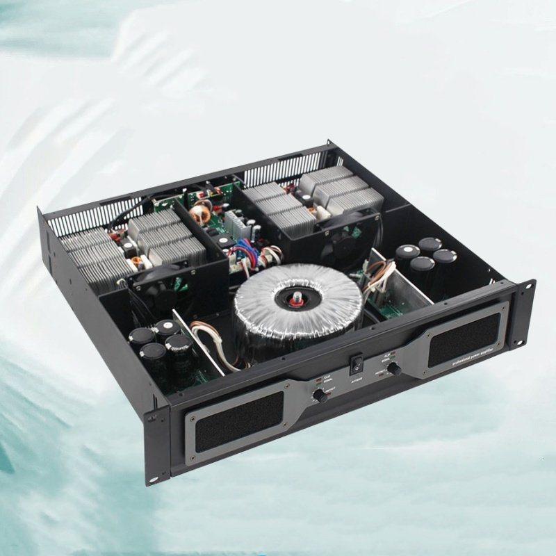 Audio Stereo Karaoke 2U 2X1950W Professional Two Channel Receivers Audio Amplifiers High Power Amplifier Speakers