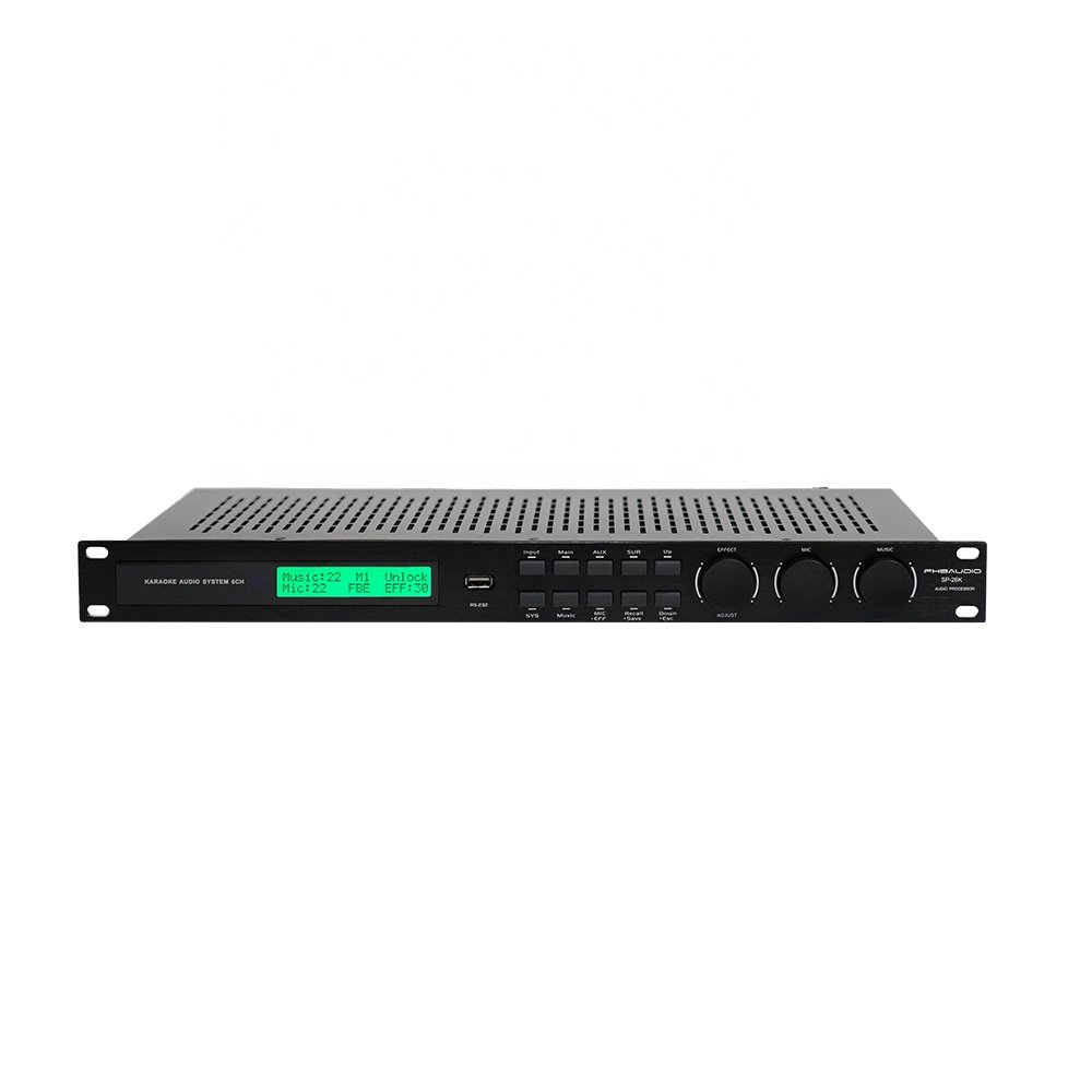 With PC control sound equipment dsp equalizer professional audio sound processor