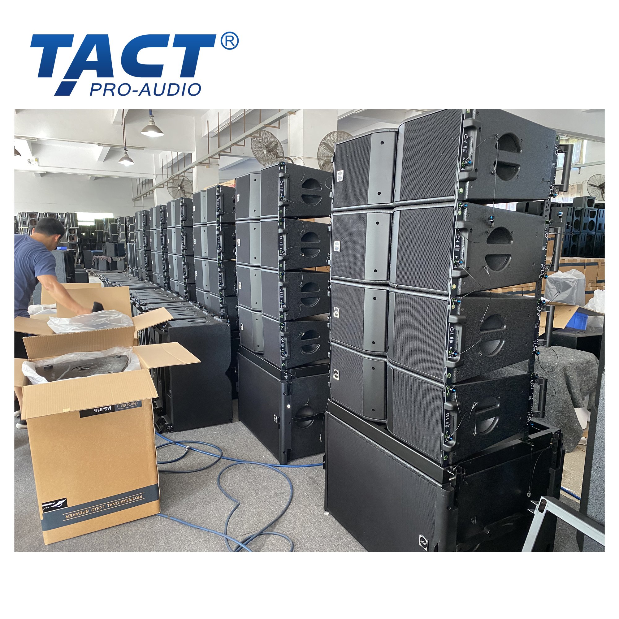 Dual 10 inch professional audio sound system line array speaker passive for outdoor events