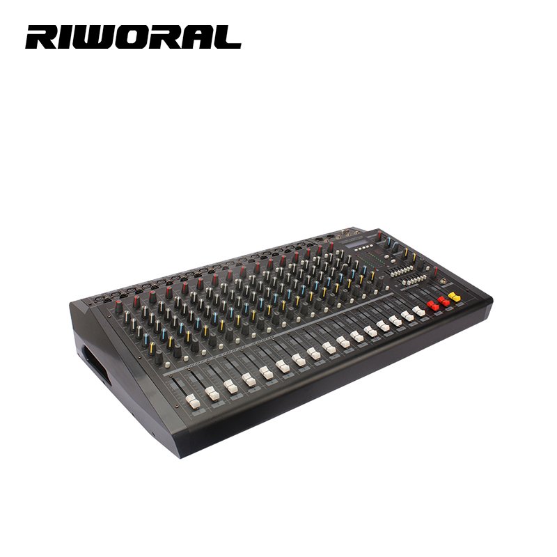 PMX1208D 12 channel Professional Sound Equipment 350W 16 DSP stereo power mixer amplifier
