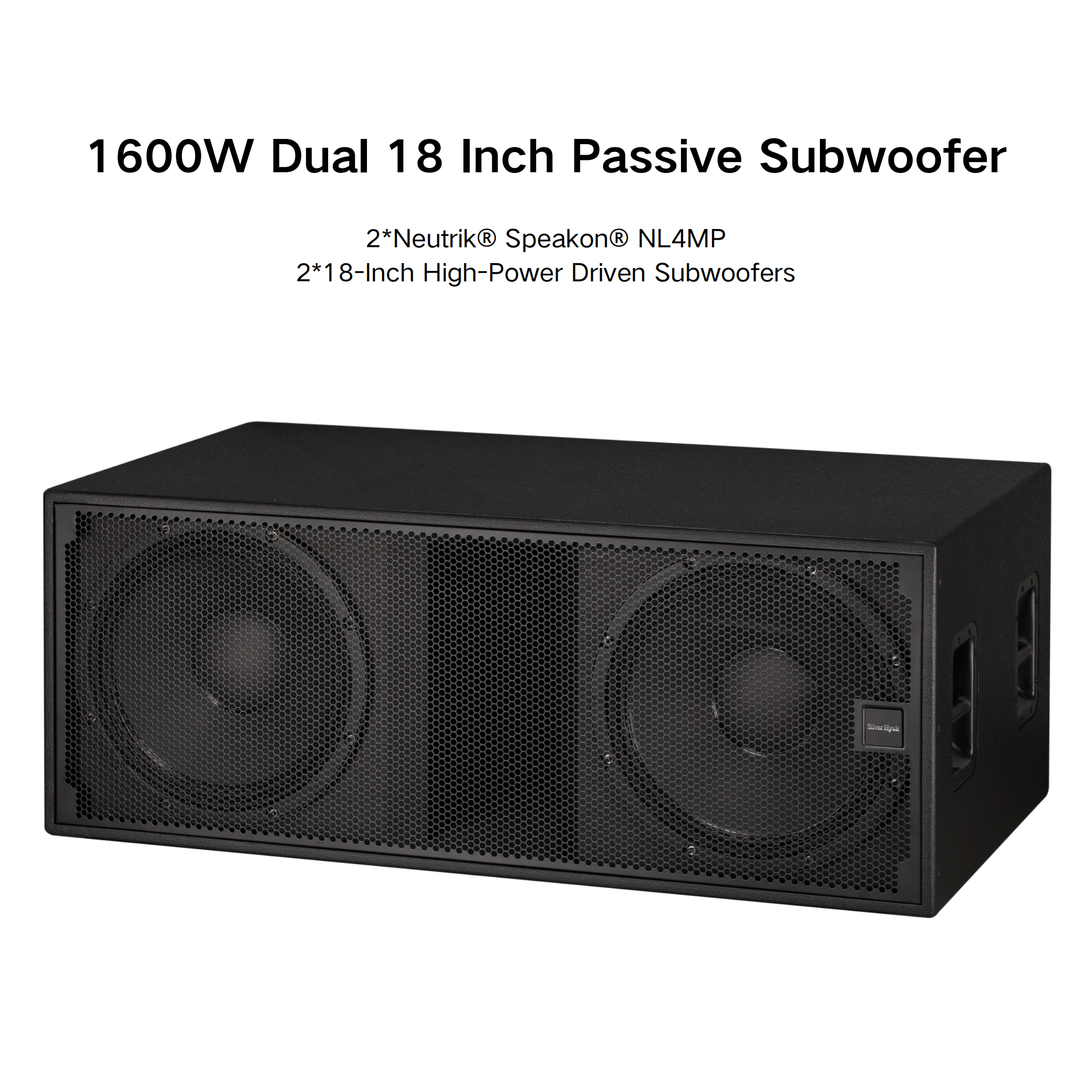 1600W Dual 18-Inch Passive Professional DJ Speaker/Sound Equipment/Amplifiers Speaker