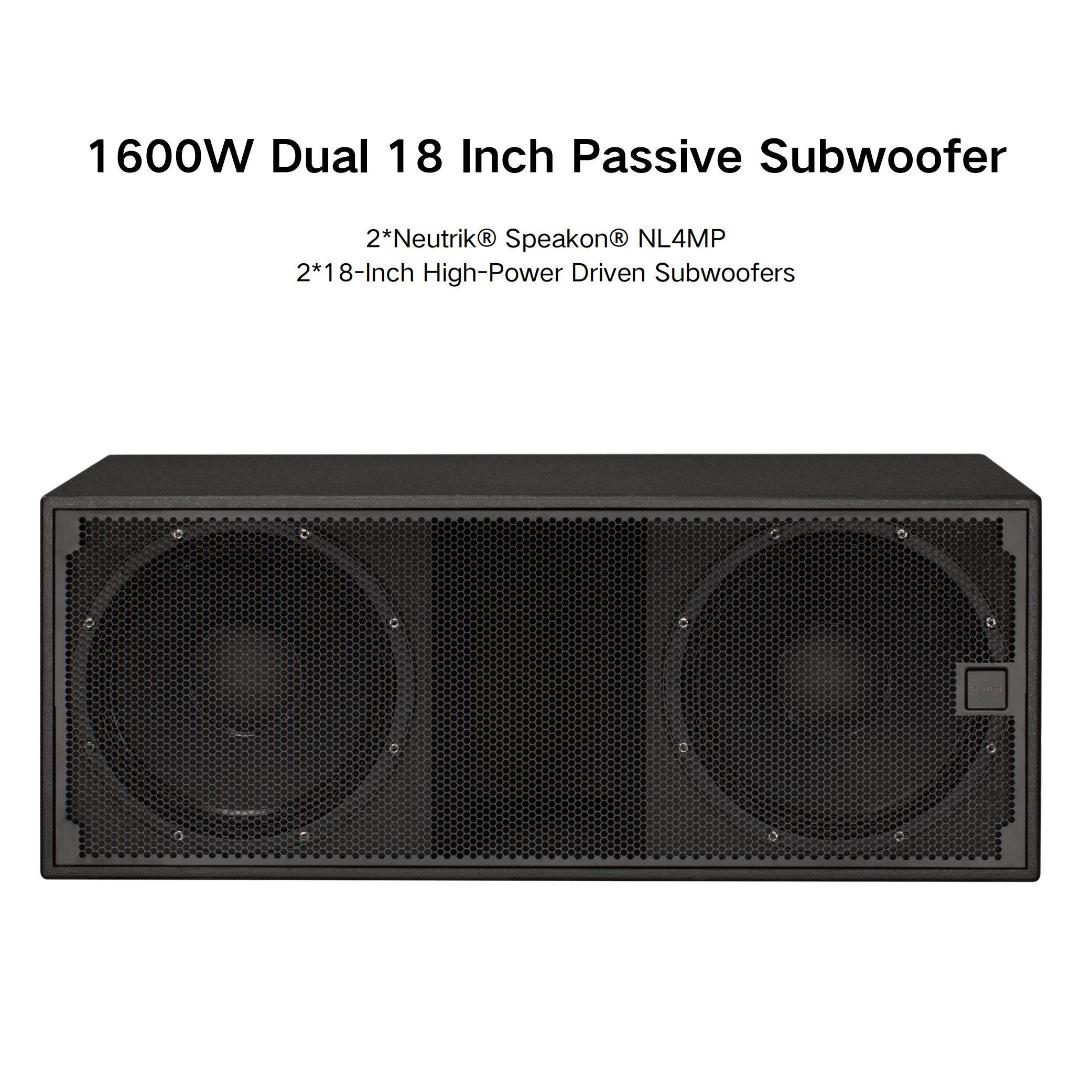 1600W Dual 18-Inch Passive Professional DJ Speaker/Sound Equipment/Amplifiers Speaker
