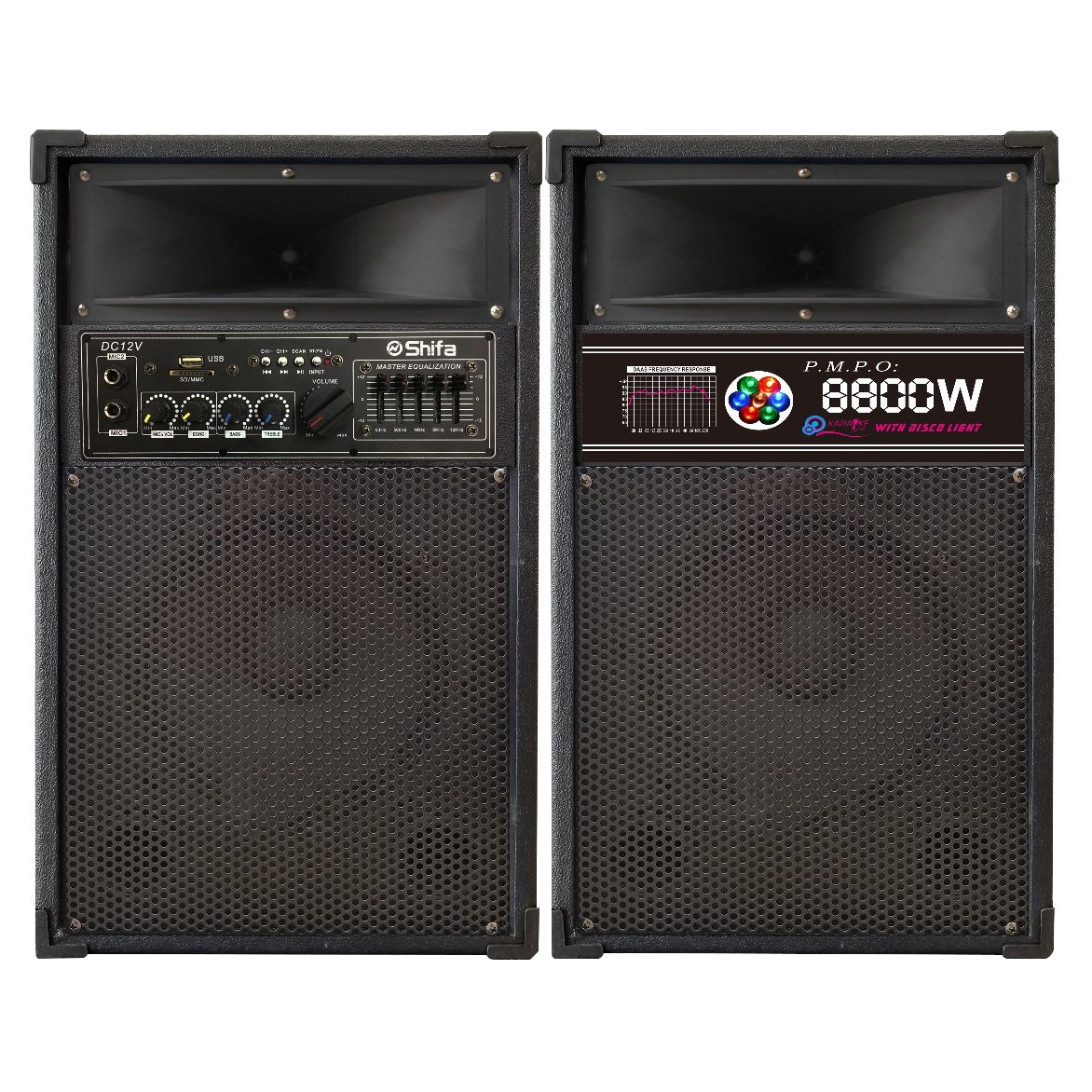 Factory direct sale 8'' strong bass sounds 2.0 system equipment dj speaker for outdoor stage