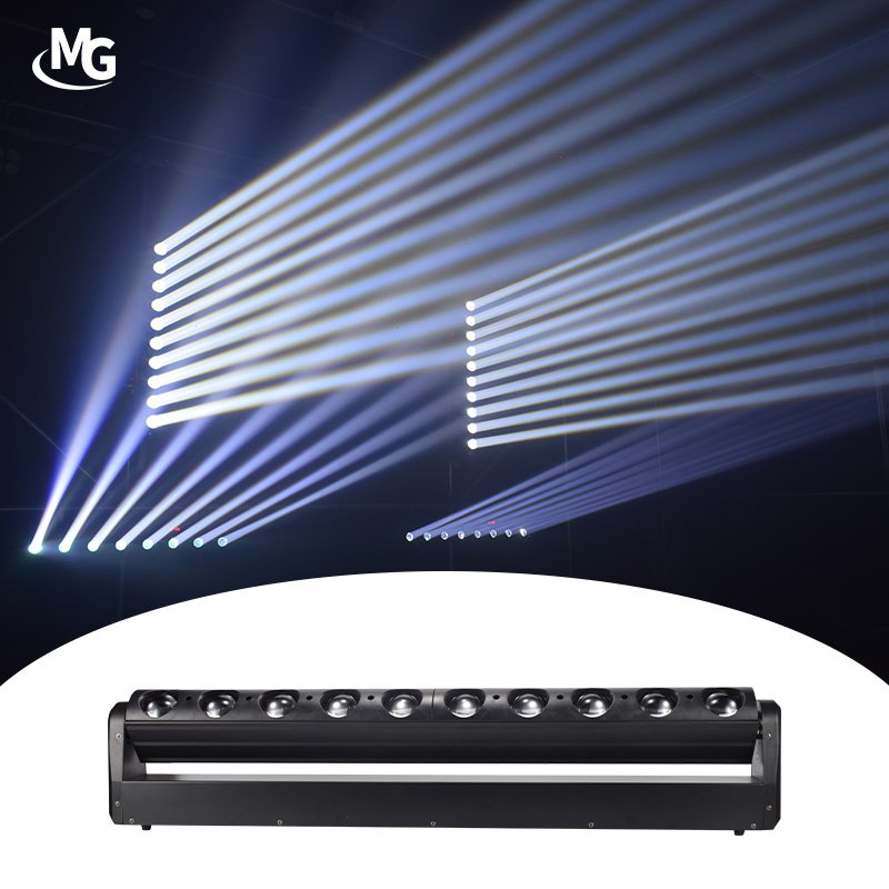 10*40W 10 Eyes RGBW LED Beam Moving Head Light For Night Club Bar DJ Disco