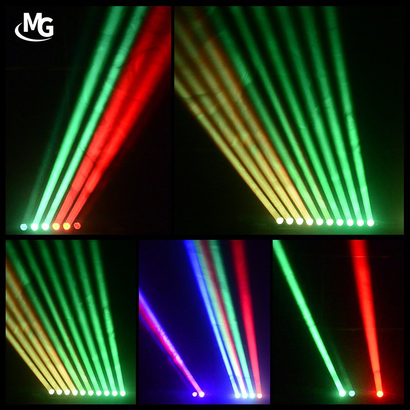 10*40W 10 Eyes RGBW LED Beam Moving Head Light For Night Club Bar DJ Disco