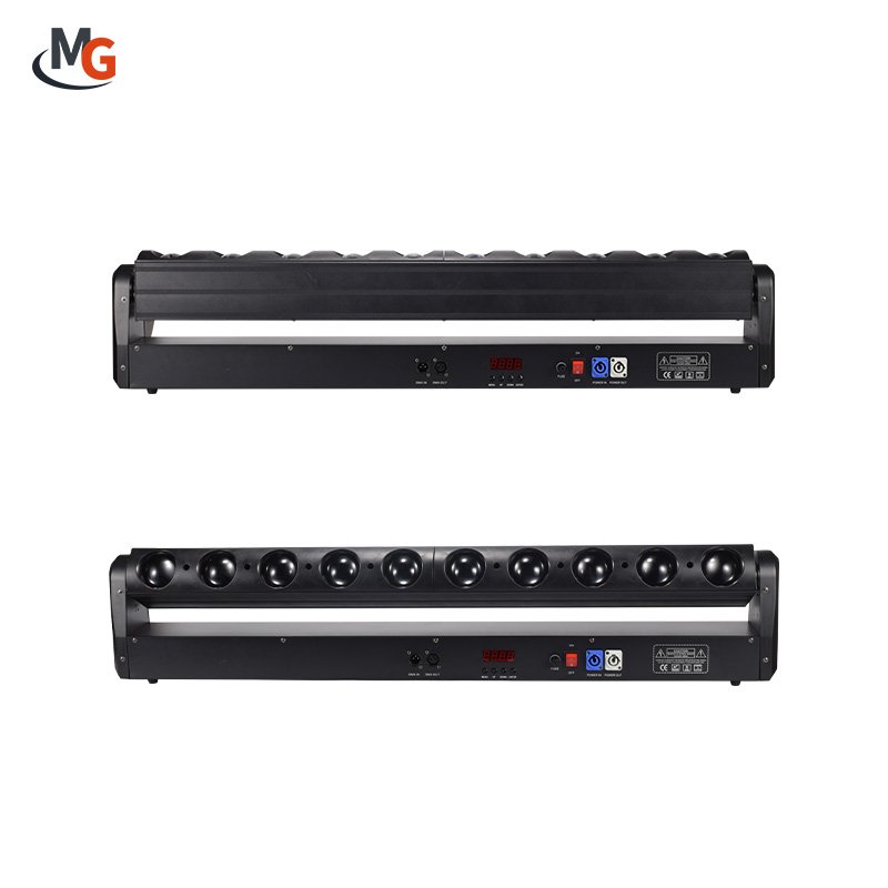 10*40W 10 Eyes RGBW LED Beam Moving Head Light For Night Club Bar DJ Disco