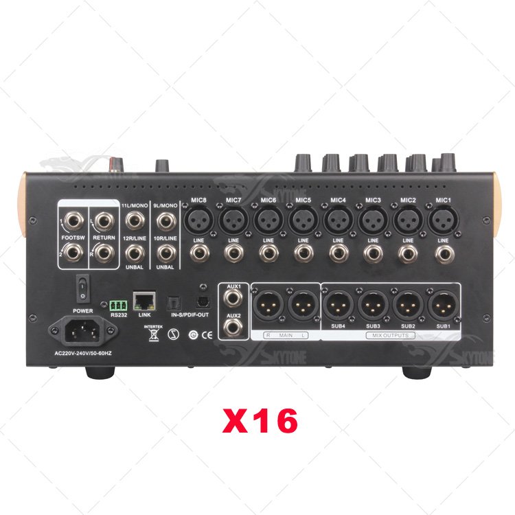 X16 Skytone audio mixing console digital sound mixer studio equipment