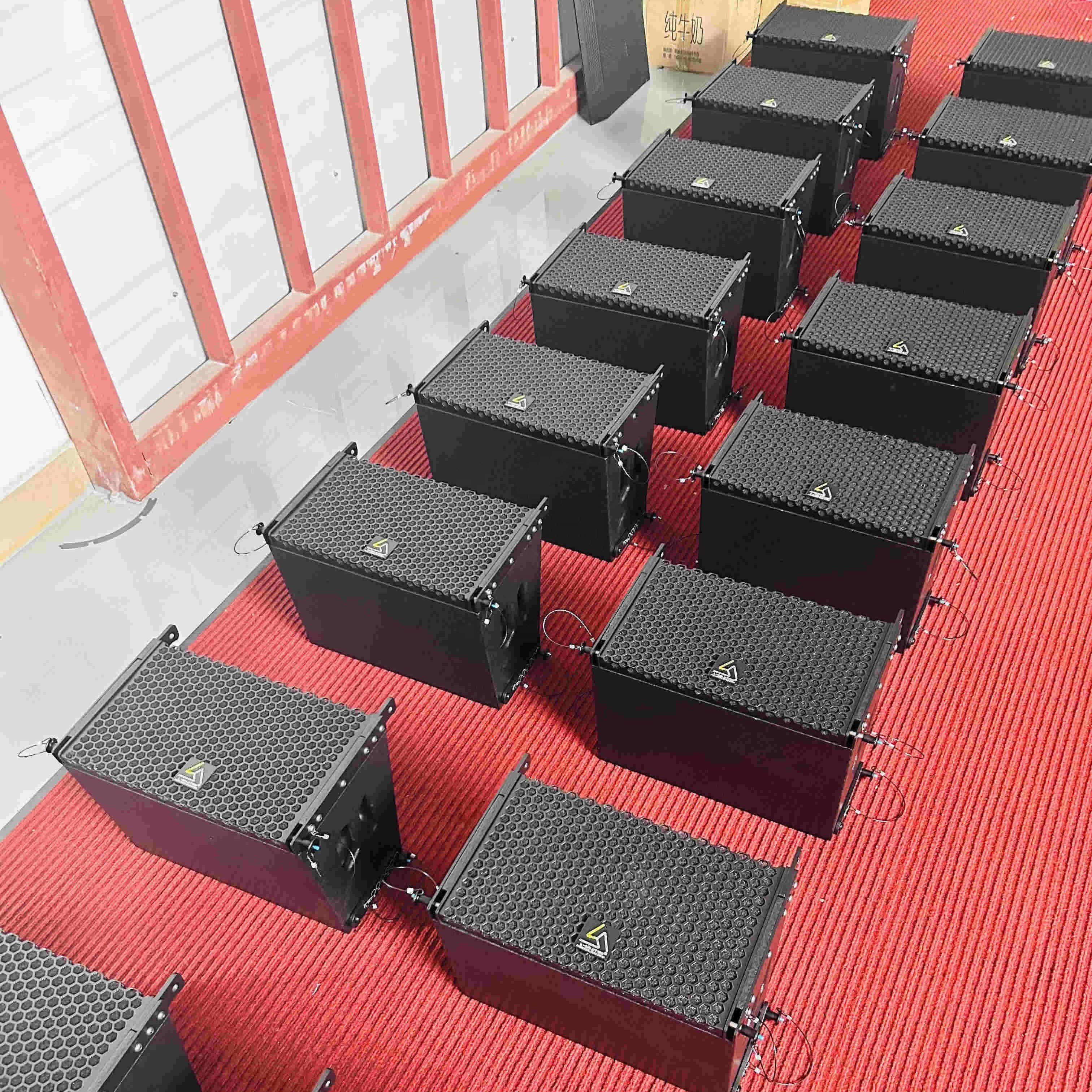 professional single 10 inch two way passive sound equipment dj audio line array speakers