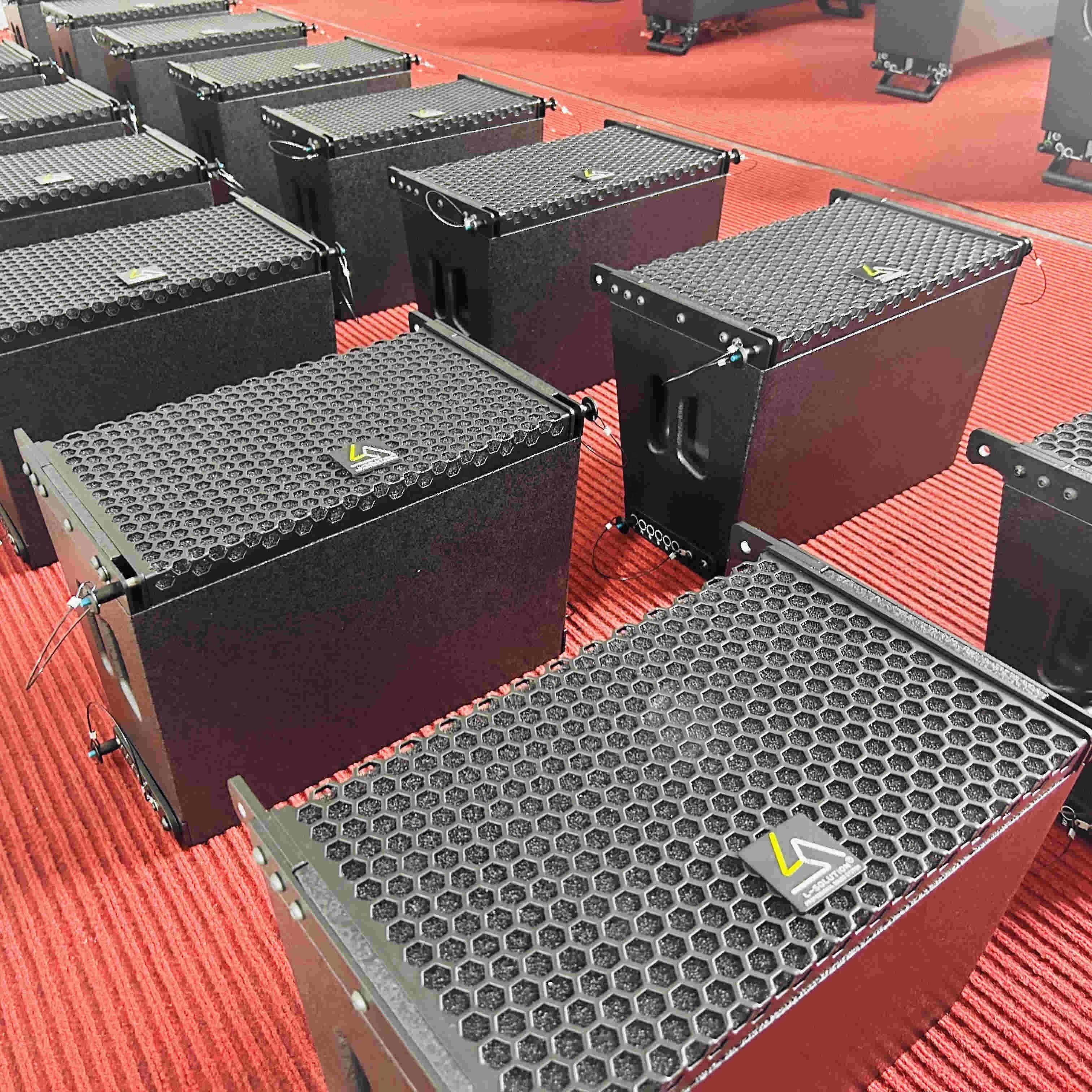 professional single 10 inch two way passive sound equipment dj audio line array speakers