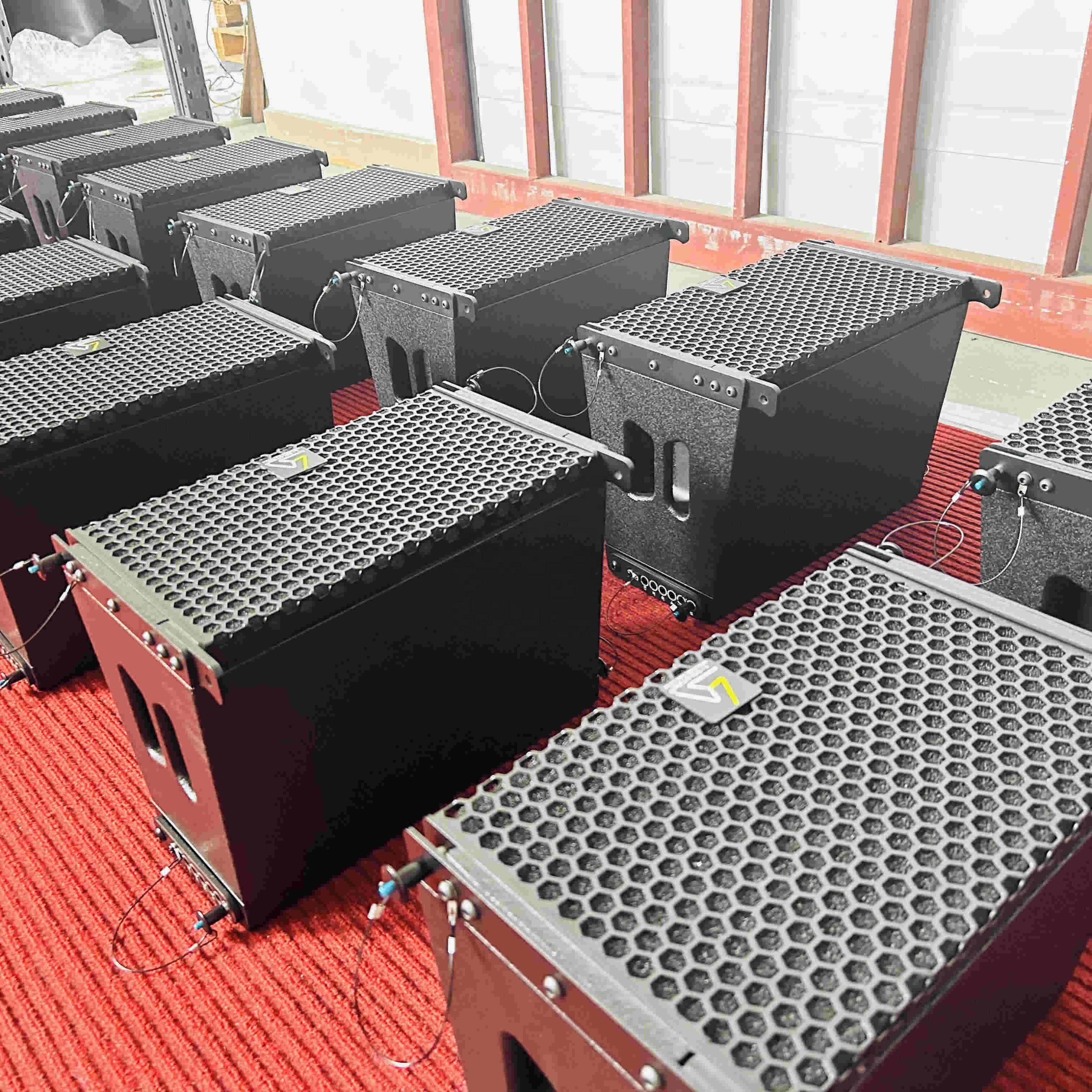 professional single 10 inch two way passive sound equipment dj audio line array speakers