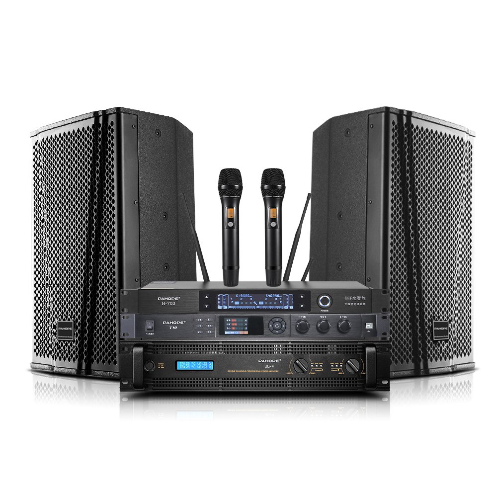 Professional KTV speaker set high-end K room home commercial K song speaker equipment system
