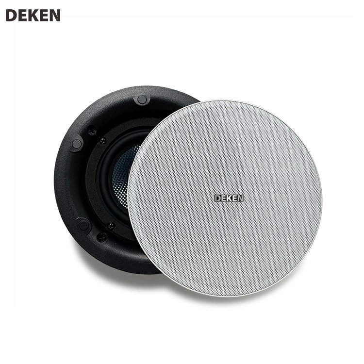DEKEN FIT GS4L Wholesale High Fidelity Fixed Resistance Coaxial Speaker 4" 8 Ohms 10W Hifi Ceiling Speaker For Home Theater