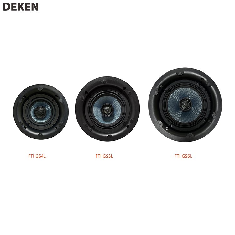 DEKEN FIT GS4L Wholesale High Fidelity Fixed Resistance Coaxial Speaker 4" 8 Ohms 10W Hifi Ceiling Speaker For Home Theater