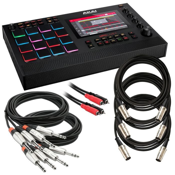 A 7AKAI PROFESSIONAL MPC LIVE II STANDALONE MUSIC PRODUCTION CENTER CABLE KIT