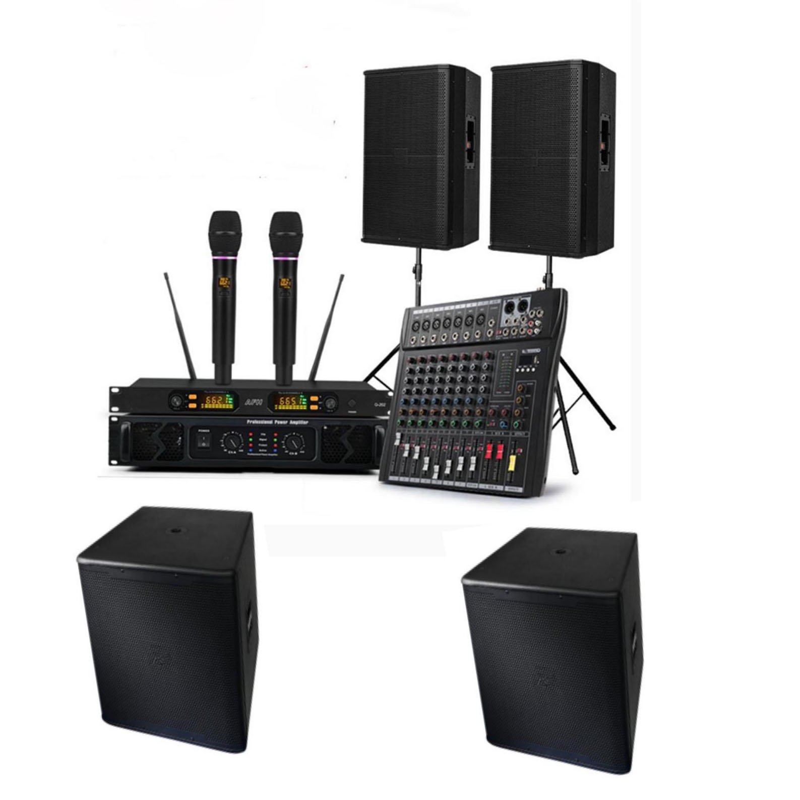 Professional audio video lighting Professional 15 inch speakers and subwoofers sound equipment for church dj sound equipment