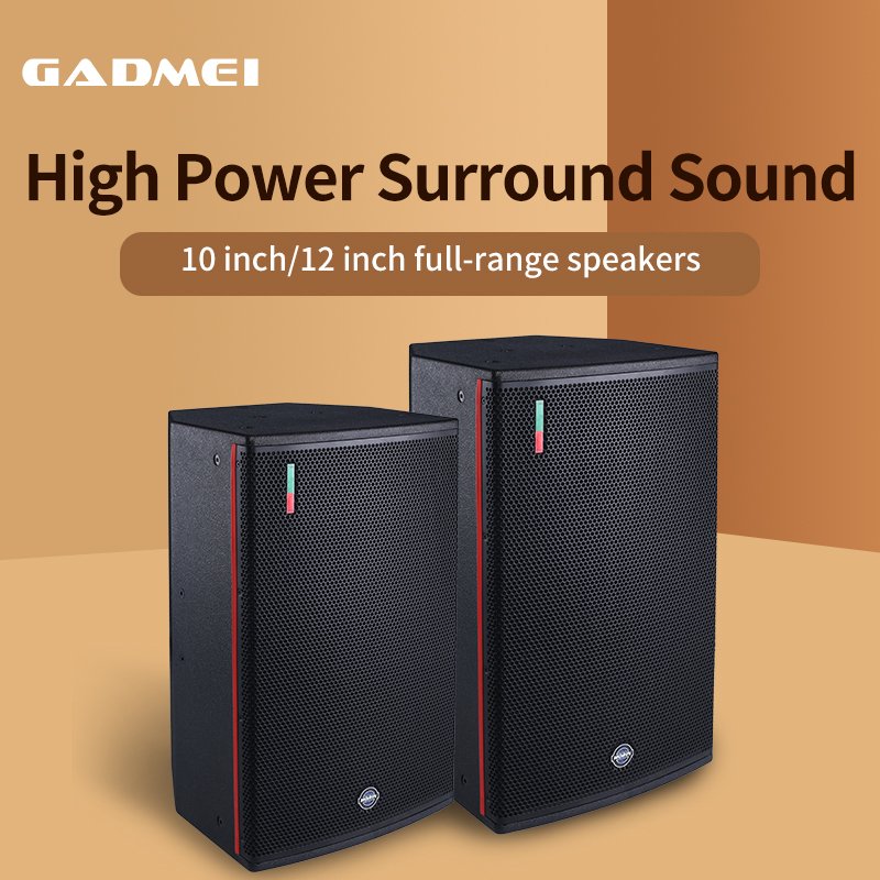 10 inch passive professional dj audio speaker 12 inch pro audio sound system equipment wooden bass speaker dj