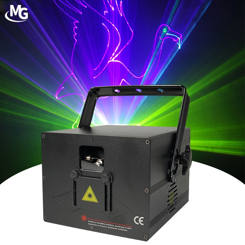 Laser Lights 3W RGB Full Color Laser Lighting Small Power Indoor Disco DJ Club Laser Show