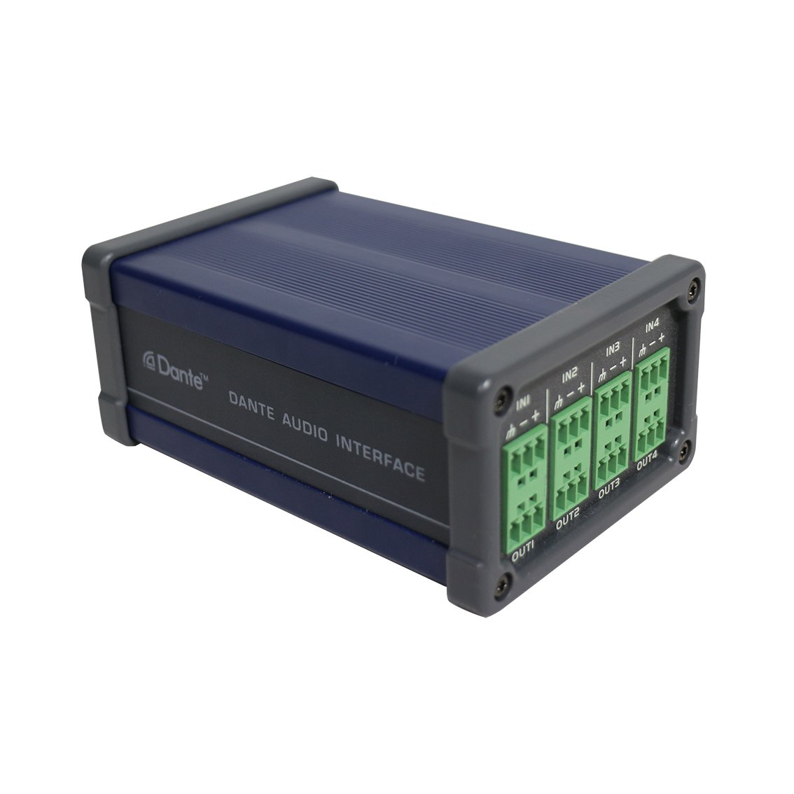 Pro Dante Audio with Mic and aux input for professional sound equipment and 4 in 4 out audio transmitter novation mininova