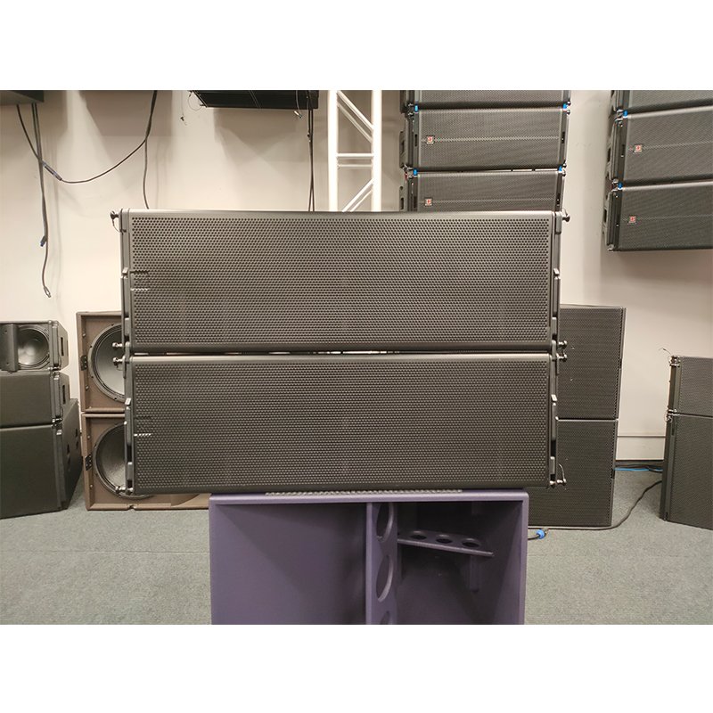 Pro AUDIO double 8 inch line array speaker system PA sound outdoor concert sound system sound equipment/amplifiers/speaker