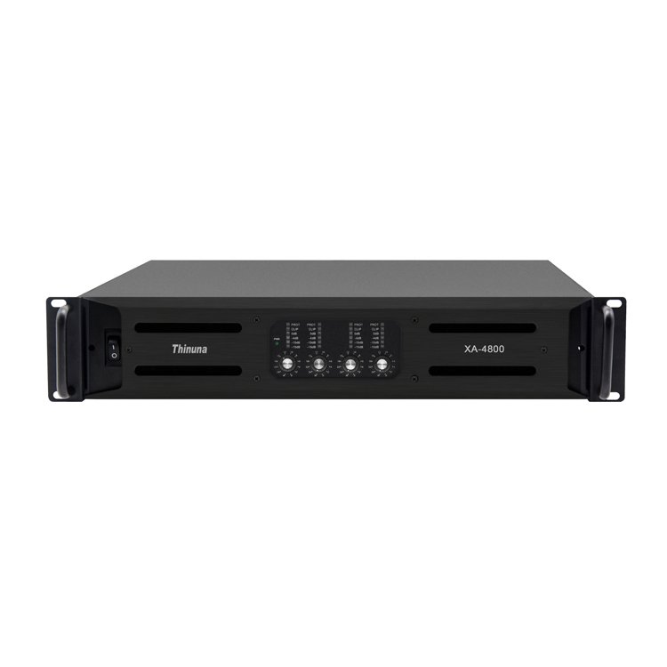 Thinuna XA-4800 2U Sound System 8 Ohm 800 Watts Class AB Power Amplifiers Types 4 Channel Professional Power Amplifier 10000q