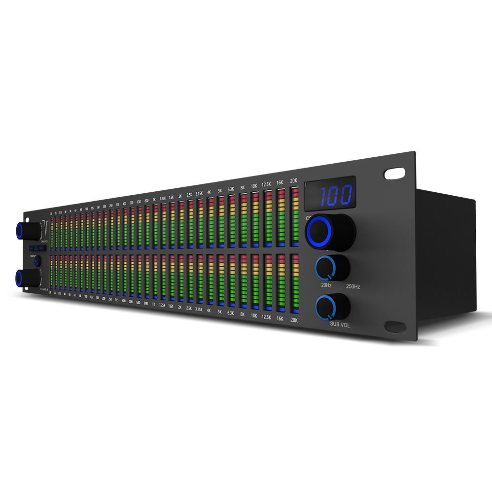 EIF EQ-312 professional audio system Standard 2U model design led player Digital equalizer for stage