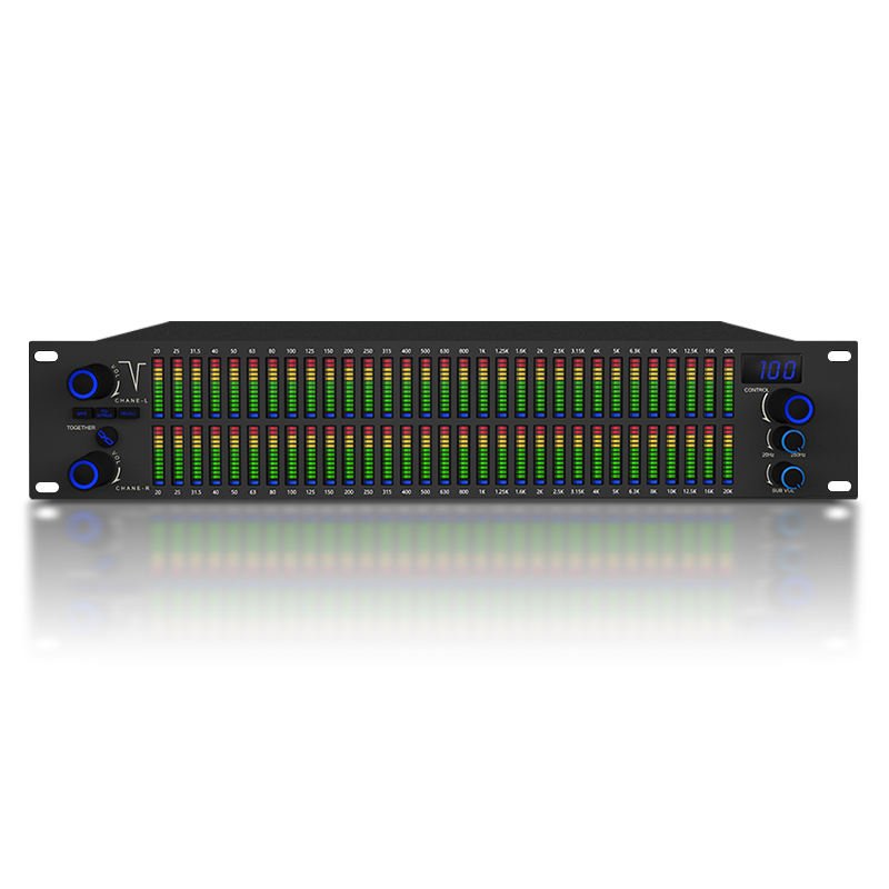 EIF EQ-312 professional audio system Standard 2U model design led player Digital equalizer for stage