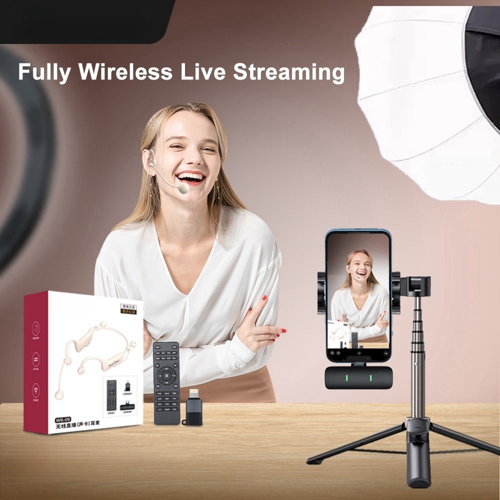 Newest Gaming Live Streaming Equipment Monitor Headset Earphone With 1 To 2 Adapter 3.5+3D Sound Card Gaming Earphones Earbuds