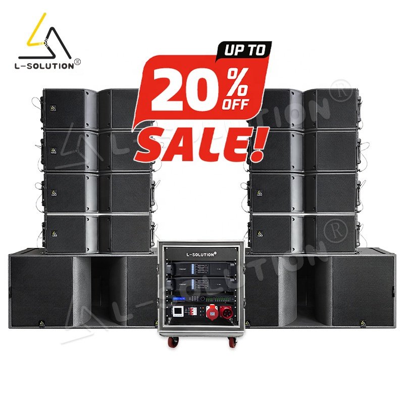 K210 passive 10 inch line array KS28 double 18 inch subwoofers dj speaker set system professional line array speakers system