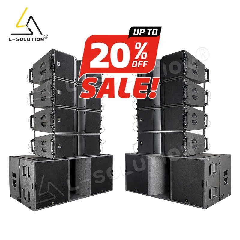 K210 passive 10 inch line array KS28 double 18 inch subwoofers dj speaker set system professional line array speakers system