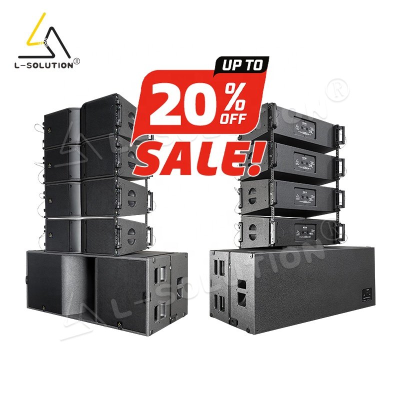 K210 passive 10 inch line array KS28 double 18 inch subwoofers dj speaker set system professional line array speakers system