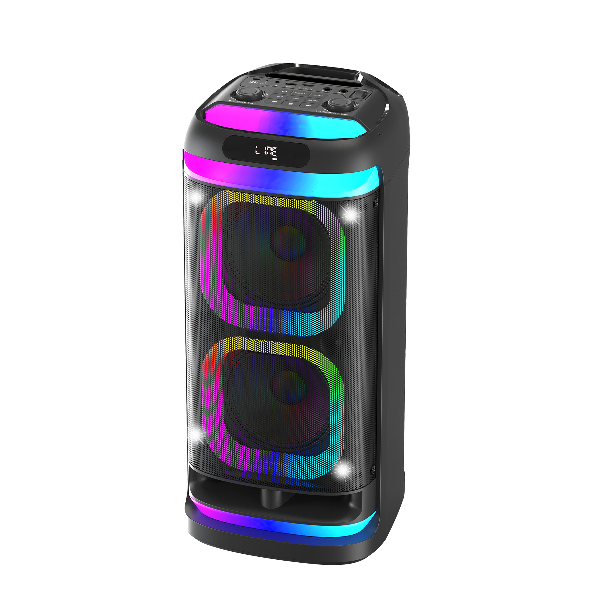 Temeisheng New wireless Bluetooth Speakers portable Sound system for party tower DJ Karaoke Sony style speaker