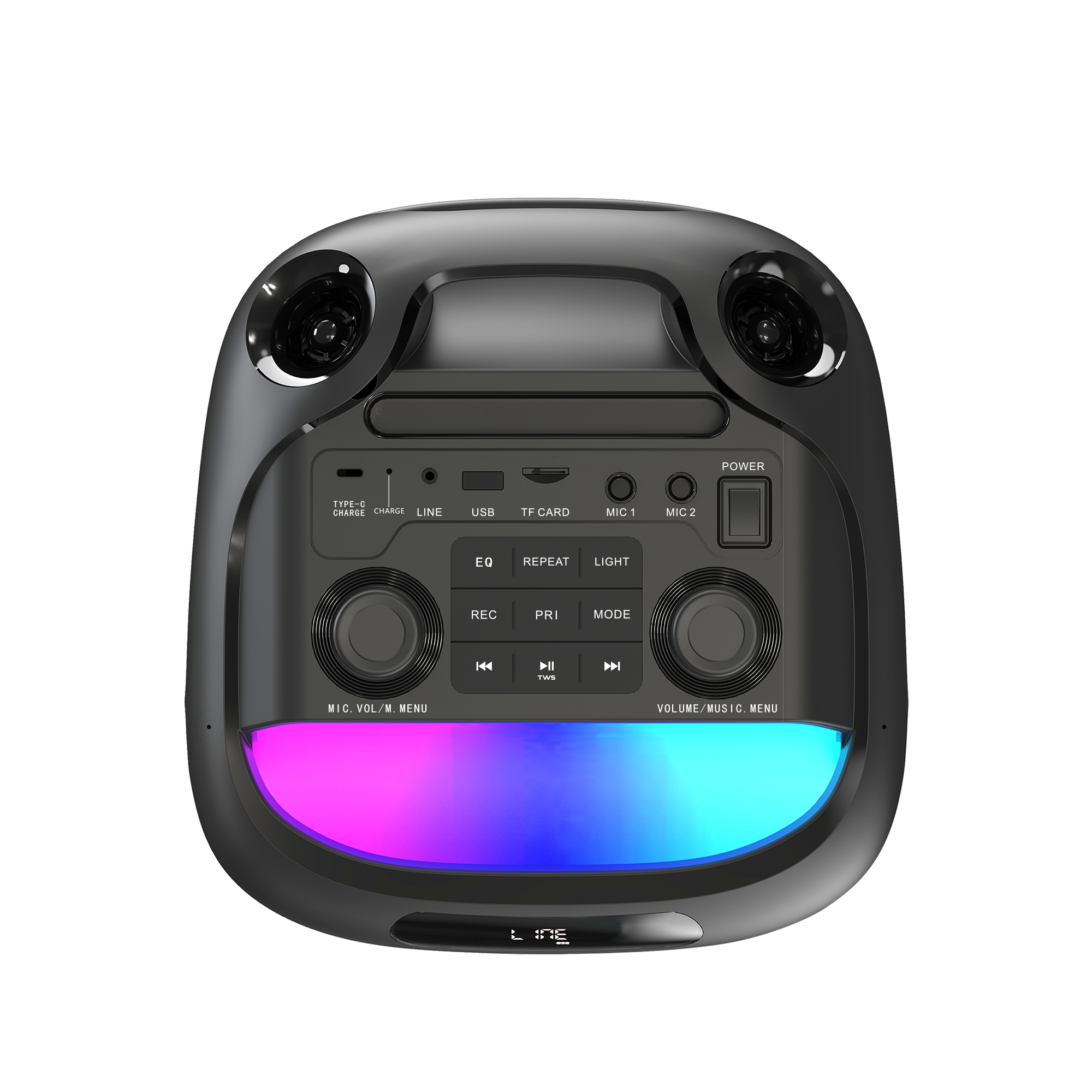Temeisheng New wireless Bluetooth Speakers portable Sound system for party tower DJ Karaoke Sony style speaker