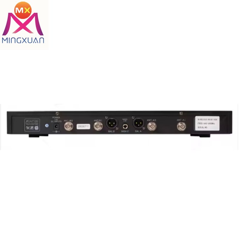 professional true diversity UHF wireless microphone Stage performance Long Distance