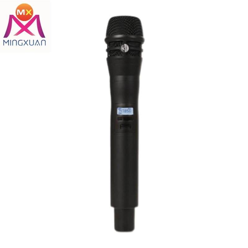 Wireless True Diversity Dual Microphone Uhf Professional conferences speeches Black Metal