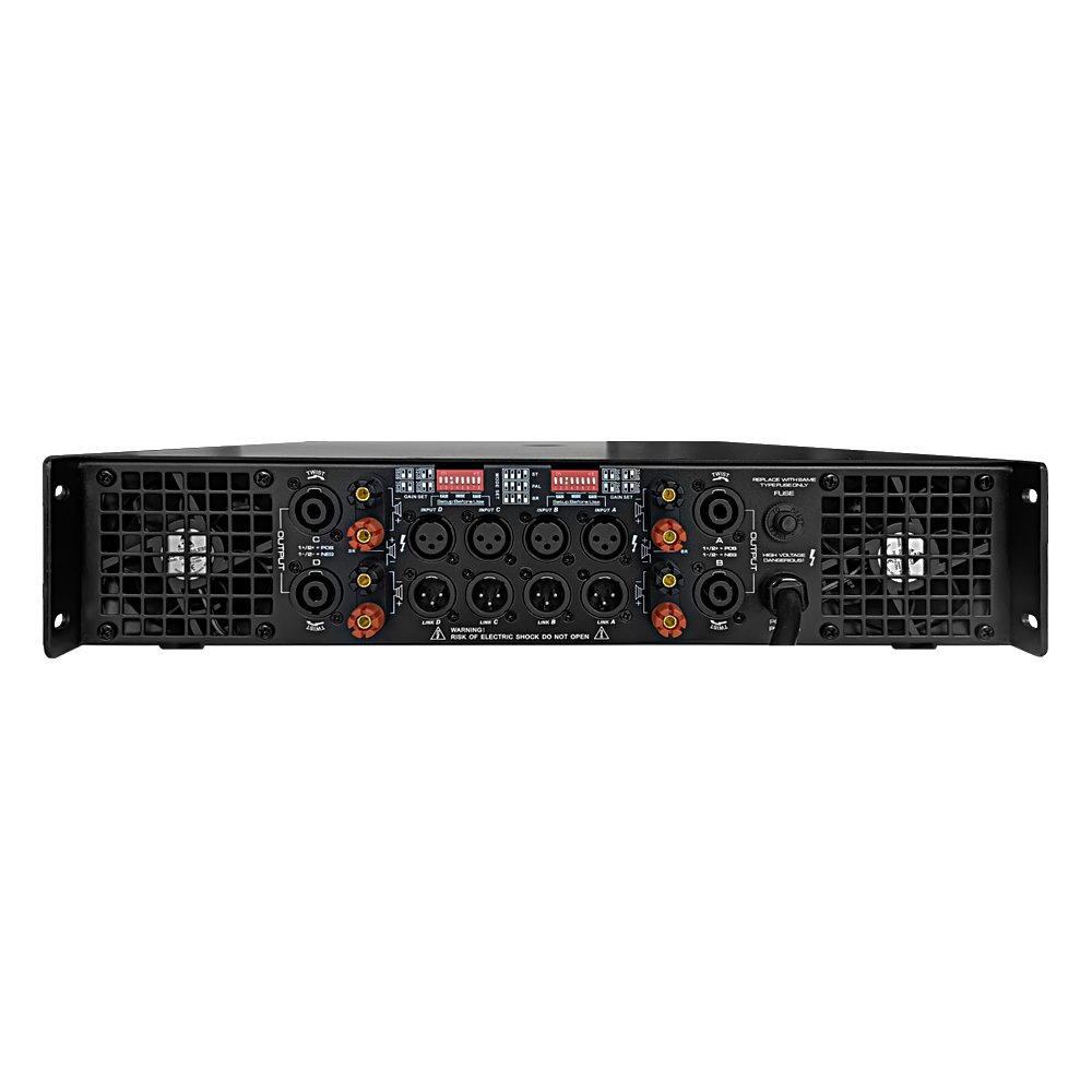 4 channel 1300W play double 12inch speaker audio sound equipment outdoor system pro amp for stage