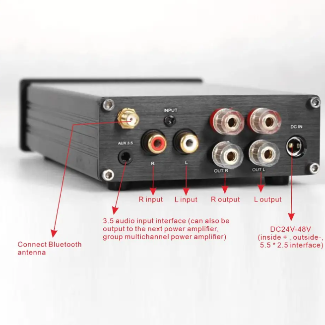 QQCHINAPA 100W power amplifier high quality professional Speaker cheap mini Sound Equipment Stereo Amplifier