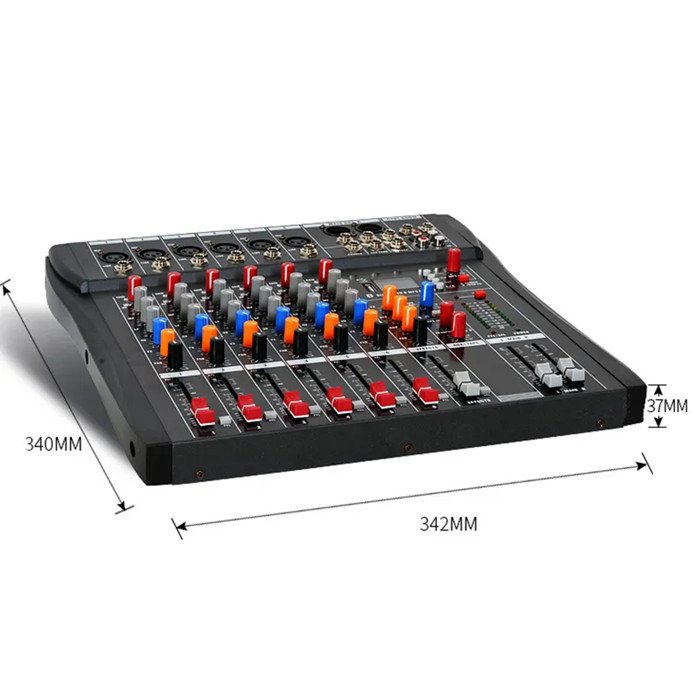 TKG CT-60S 48V Phantom Power mini 6 channel sound system professional audio mixer console