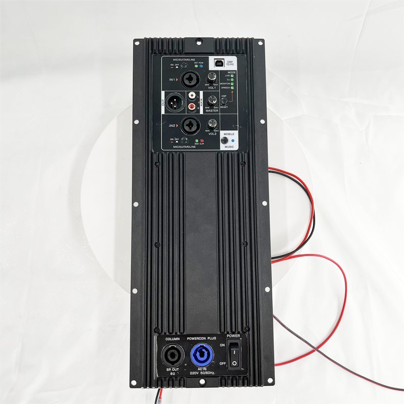 Active 15 Inch Subwoofer + 4_3_ Array Column 2-way Powered Pa Speaker System Stereo Hifi Audio System Array Speaker