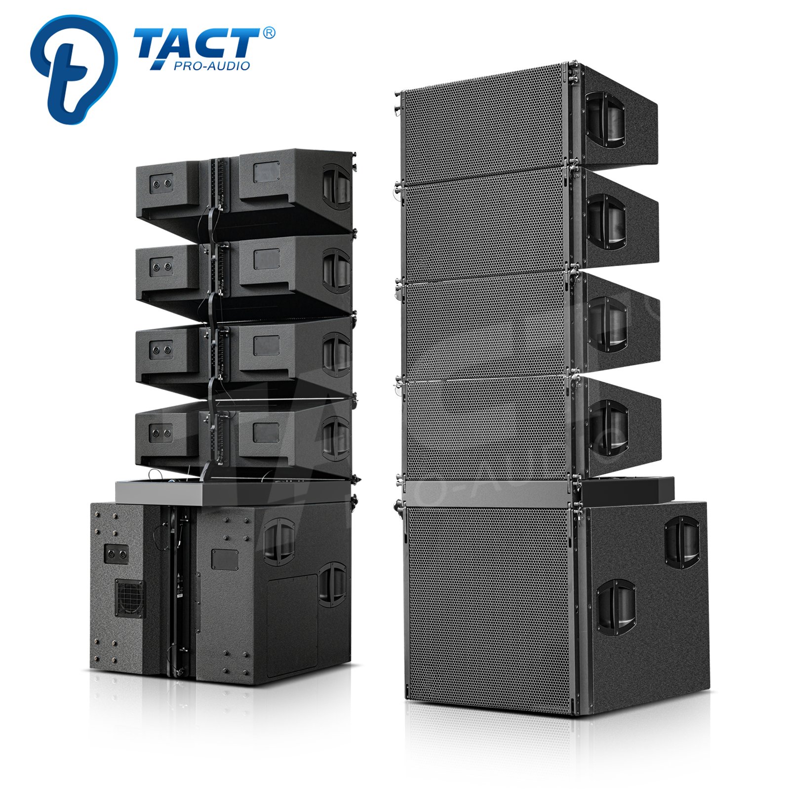Hot sale dual 10 inch line array three way neodymium line array outdoor show stage performance line array speaker system