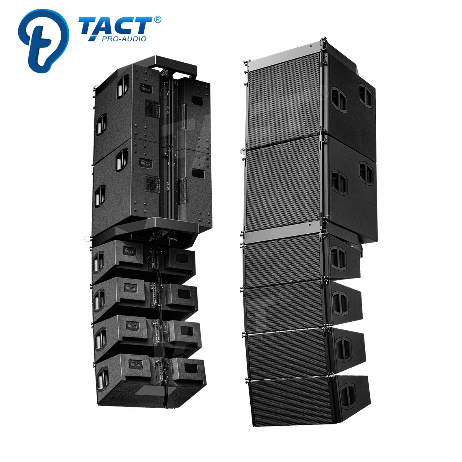 Hot sale dual 10 inch line array three way neodymium line array outdoor show stage performance line array speaker system
