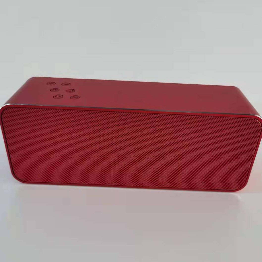 alarm clock speakers FM radio BT with metal case TF AUX speaker Handfree Time Temperature Display