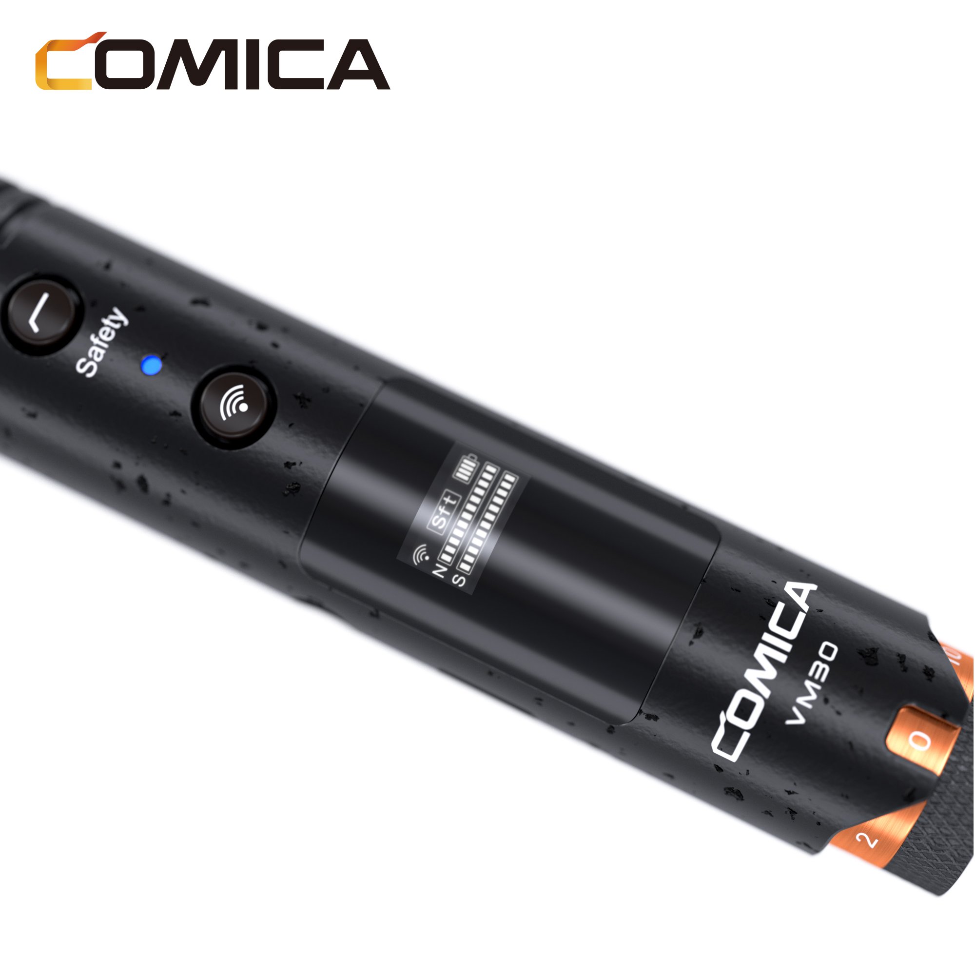 Professional shotgun Mic 2.4g Condenser Microphone Wireless Recording Wireless Recording Mic for Camera Smartphone Computer