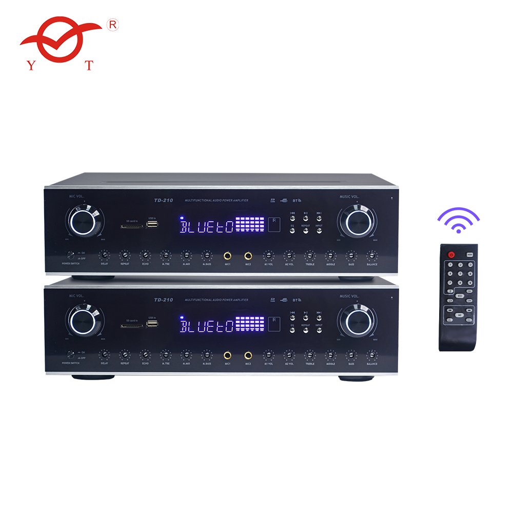 500W Home Amplifier 2-CH with FM Radio Usb SD sound equipment/amplifiers/speaker