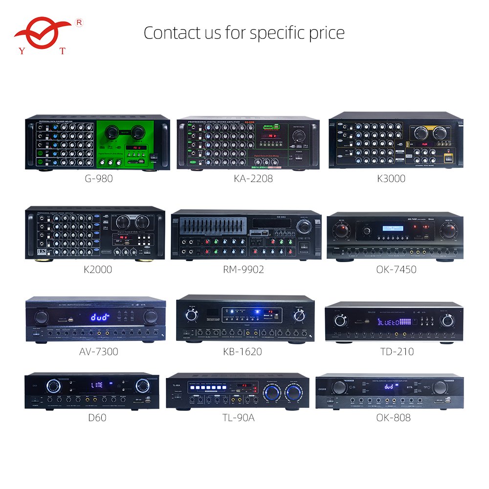 500W Home Amplifier 2-CH with FM Radio Usb SD sound equipment/amplifiers/speaker