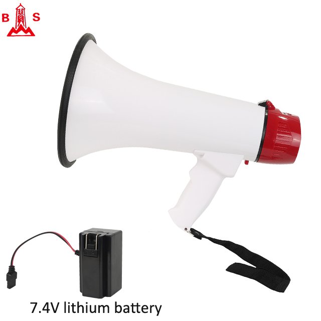 XB-11S 30 watt professional megaphone bullhorn megafono with talk siren volume control record and detachable handheld mic