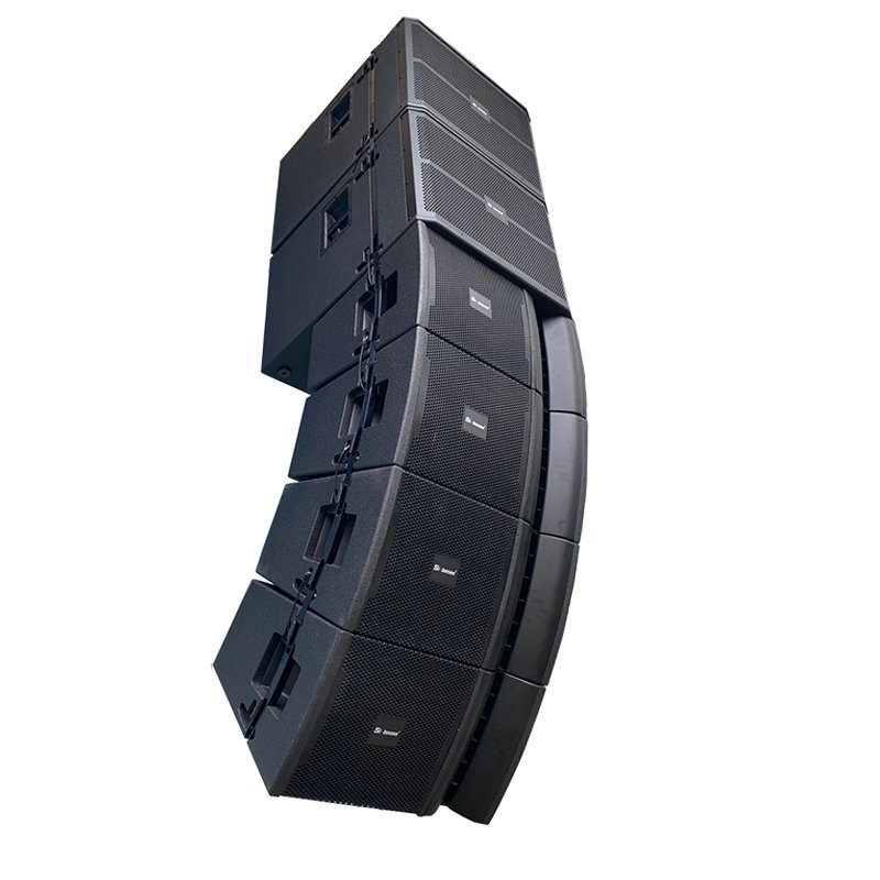 Neodymium Powered Sound System OEM Continuous 800W 18 inch Active Subwoofer Stage Speaker Black Emery Paint