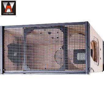 2024 Hot selling high quality vintage Q1 double 10 inch empty box speaker line array audio sound equipment