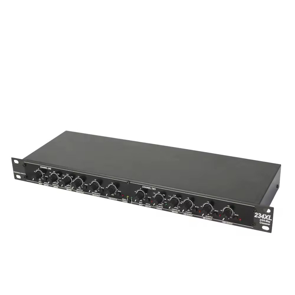 234XL Pro Sound Peripheral Equipments Stereo 2/3 Way, Mono 4-Way 234XL Crossover audio Equalizer with XLR Connectors